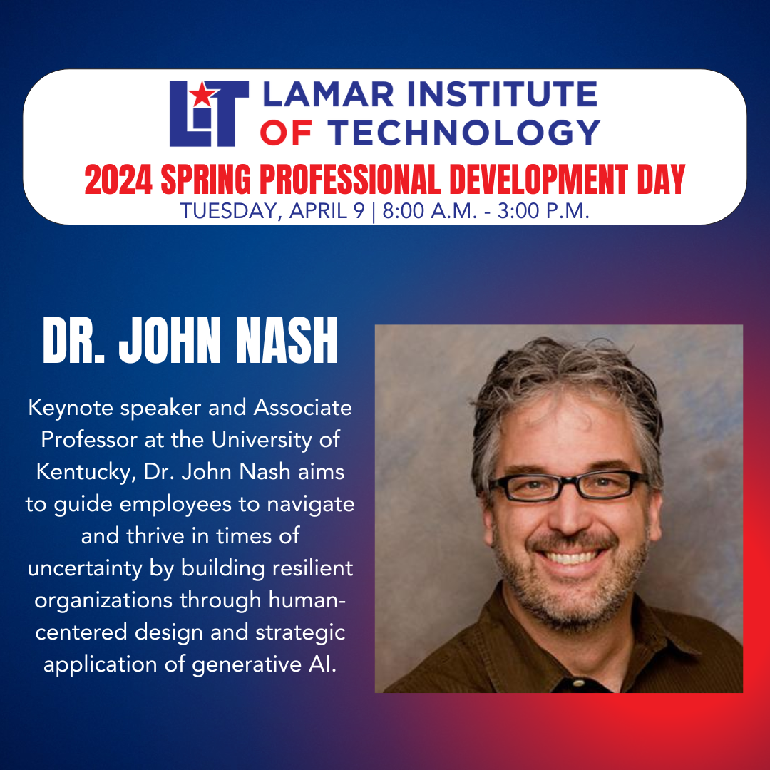 Professional Development Day 2024 - Dr John Nash